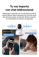 Cámara de Seguridad Inteligente Baseus 3MP 2K Inalámbrica, Control Remoto, Alerta de Audio y Movimiento, Hecha en China - details 10