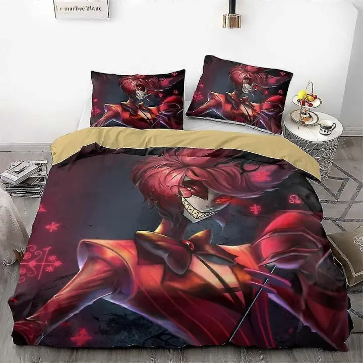 B980 Sábanas de anime Juego de tres piezas Juego de cama de 3 piezas 1 funda de edredón y 2 fundas de almohada Sábanas gb980 - 1