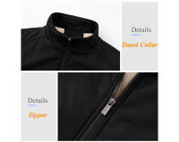 Otoño Invierno chaquetas acolchadas gruesas moda hombres cuello alto avances cálidos ts ropa de negocios - details 8
