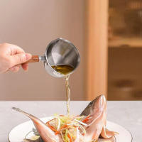 Olla de Aceite de Acero Inoxidable para Cocina Herramienta Útil para Sopa Miniatura y Leche Herramienta de Cocina para Derretir Mantequilla y Soplar Aceite - details 4