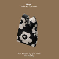 Nuevo Bolso de Moda para Mujer Bolso de Mano Casual de Lana Tejida Multicolor con Estilos Variados - details 44