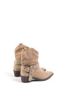 Wunder Spring Botas Cowboy con detalles metálicos para mujer, refinamiento y audacia en cada paso - details 2