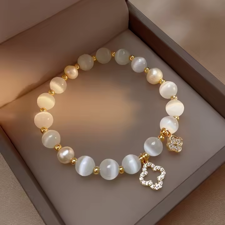 2024 nueva pulsera pulsera de cristal femenina regalo del Día de San Valentín para la novia - 1