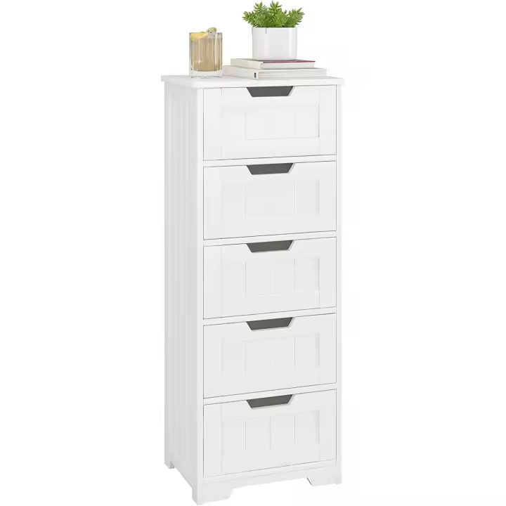 Cajonera de 5 Cajones Sinfonía Mueble de Almacenamiento Cómodo para Dormitorio - 1