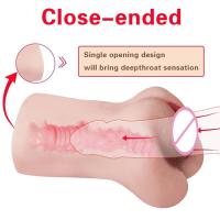 Muñeca de silicona de medio cuerpo 3D sexy con empaque privado, trasero realista, pechos grandes, vagina realista, masturbador masculino, juguetes sexuales anales para hombres - details 1