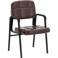 2 Sillas de Oficina Escritorio Silla de Recepción Sillón para Conferencia Sala Tapizada MAX Capacidad 135 KG Negro - details 14
