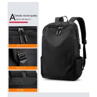 Mochila Escolar para Hombre Impermeable de Nylon, Mochila para Portátil de Computadora con Carga USB, Gran Capacidad para Libros y Viajes al Aire Libre - details 10