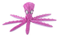 Juguete de peluche para mascotas, pulpo, perro, juguete interactivo, indestructible, resistente a mordeduras, sonido, cachorro, pulpo chirriante, sonajero para perros, suministros de juguetes - details 3