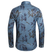 Camisa de Moda de Otoño Impresión Digital Casual Camisa de Negocios de Manga Larga - details 7