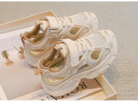 Zapatos de malla para niños 2025 verano nuevos niños sandalias deportivas niñas hueco transpirable papá zapatos niñas zapatos casuales - details 8