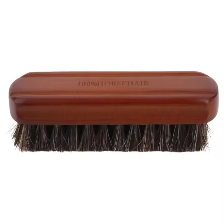 Cepillo de limpieza de cuero de crin de caballo suave, herramienta para detalles del Interior del coche, limpieza y lavado. - 1