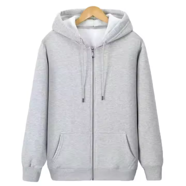 Chaqueta aislante de felpa de gran tamaño para hombre con capucha, suéter de tendencia, pelo liso - 1