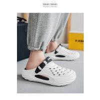 Zapatillas de verano originales de diseñador, zuecos para hombre, sandalias de playa con plataforma para mujer, calzado informal antideslizante para exteriores, sandalias para hombre - details 4