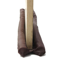 Tope de tiro de doble puerta marrón, excluidor de doble calado, aislador de aire, protector de ventanas Dodger, ahorro de energía - details 1