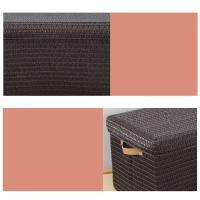Caja de almacenamiento minimalista de estilo japonés, plegable con asa, caja de clasificación, cesta de almacenamiento creativa de gran capacidad, llave - details 3