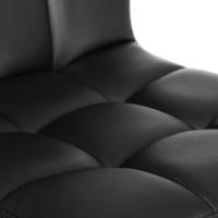 Taburete de Bar Regulable en Altura Diseño Giratorio de 360° con Resalto y Brazo Acero Cromado - details 7
