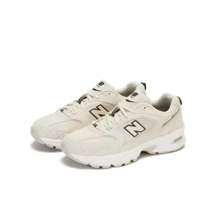 Leten NB 530 Retro zapatillas deportivas informales acolchadas para hombre y mujer - beige blanco Zapatos de trabajo - 1