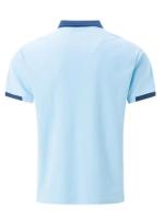 Verano de los hombres de moda transpirable color a juego de bolsillo de los hombres POLO camisa deportiva polo. - details 2
