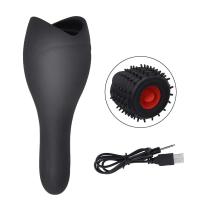 Masturbador para lamer lengua masculina, mamada, orgasmo, masturbación, glande de 10 velocidades, masajeador vibratorio, entrenamiento de resistencia, Juguetes sexuales - details 22