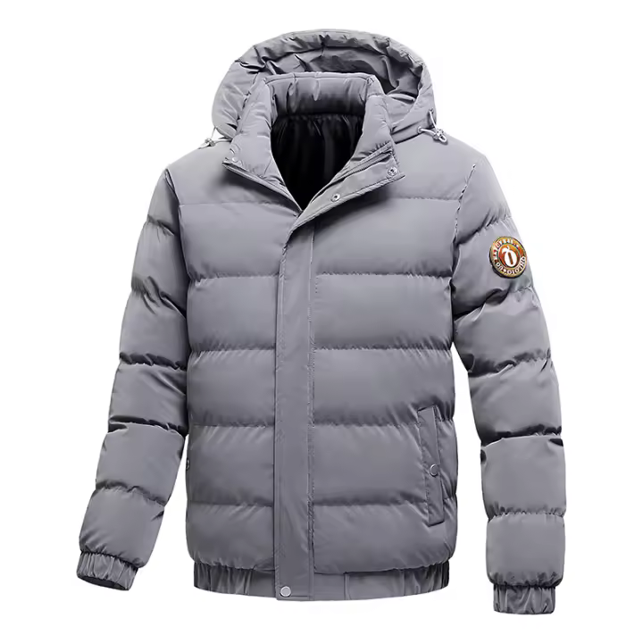 Parka de Invierno para Hombres 2025 Abrigo de Moda Casual de Alta Calidez con Capucha - 1
