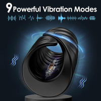 Masturbador masculino vibrador de entrenamiento con Control por aplicación, juguete Sexual para hombres, masajeador Sexual, anillo glande, entrenador, 18 + - details 5