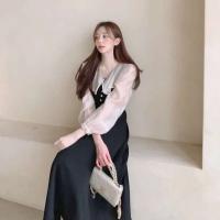 Elegante Vestido de Manga Larga Estilo Francés Vintage con Volantes Chic dulce Templamento - details 10