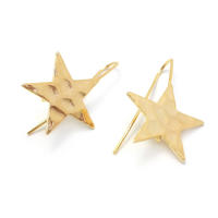 Ganchos de Pendientes de Estrella de Bronce de Alta Calidad Diy Joyería Hazte Tú Samex 18K Oro Color Brass Accesorios de Collar y Pendientes para Mujeres - details 31