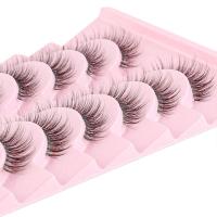 Pestañas False Transparentes 10 Pares Simulación Natural Ideal para Principiantes de Maquillaje - details 8