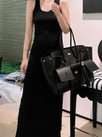 Bolsa de mano Neutral Spice Girl, nueva, de gran capacidad, para viajes diarios, de cuero, estilo punk, con cierre y asa de ala. - details 16