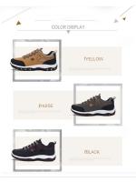 Zapatos de senderismo para hombre, zapatillas de deporte resistentes al deslizamiento, botas de montaña con cordones, talla grande 39-48 - details 1