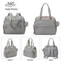 Mochila grande multifuncional para mamá con aislamiento, cruz diagonal, tres usos, madre y bolsa para entrega - details 4
