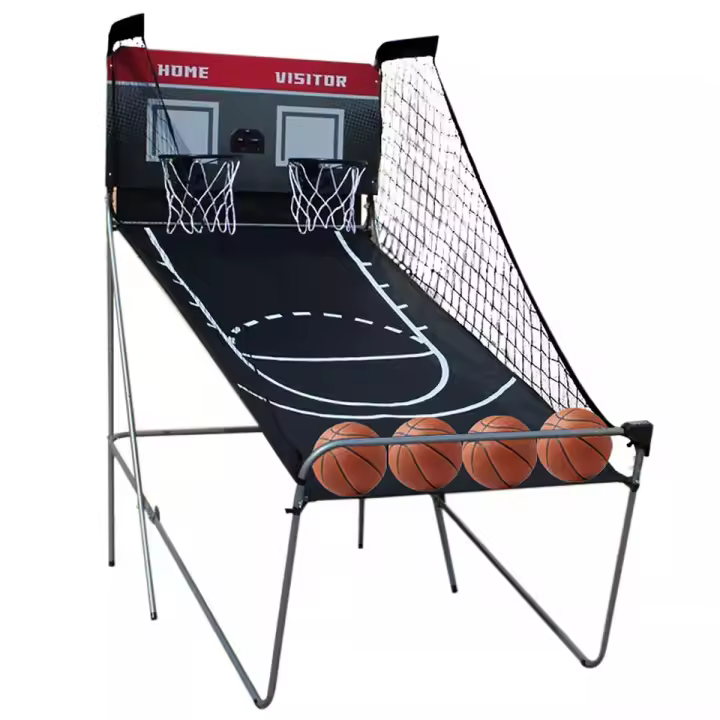 Máquina de baloncesto plegable, 8 métodos de juego, Arcade para niños - 1