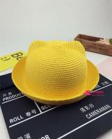 Gorra para niños, decoración de orejas para niños de verano, sombrero de Panamá ppy para niño sólido - details 19