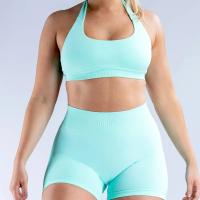 Sujetador deportivo sin costuras para mujer, ropa deportiva de secado rápido con Espalda descubierta, alta elasticidad, a prueba de golpes, para Yoga - details 29