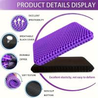 Cojín de Gel Refrigerante Extra Grande y Suave para Alivio de Cadera, Asiento Transpirable para Silla de Ruedas - details 1