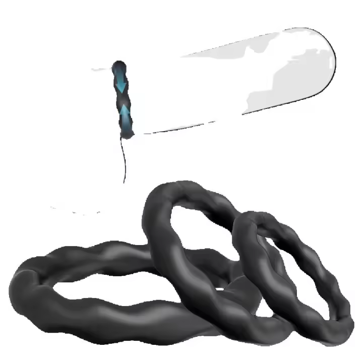 Leten 3/4 Uds anillos manga retrasar la eyaculación silicona tiempo erección duradera juguetes sexuales para hombres tienda Sexy productos para adultos - 1