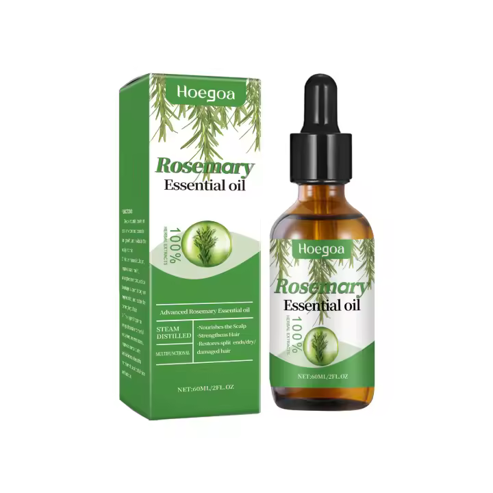 El aceite esencial de romero para el cabello fortalece y nutre el cabello, proporcionando un cuidado suave e hidratante del cuero cabelludo. - 1
