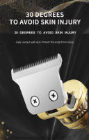 Kemei-cortadora de pelo eléctrica T9 para hombre, afeitadora recargable por USB, profesional, para Barbero y barba - details 6