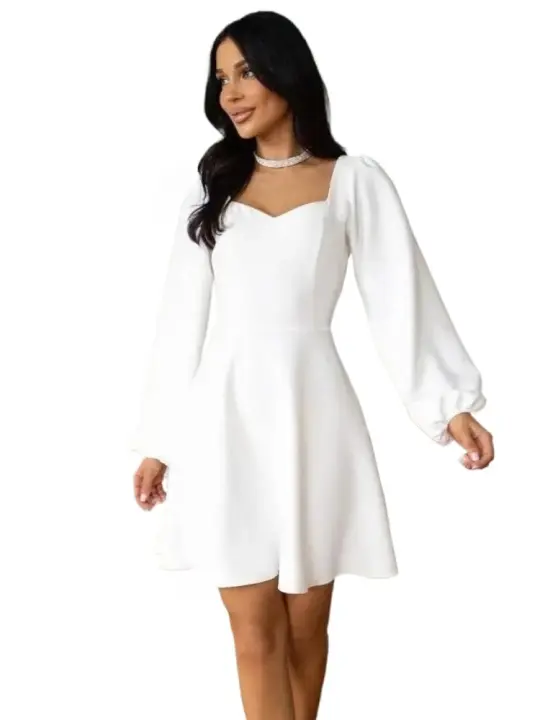 Vestido de fiesta de manga larga para mujer, ropa de noche de graduación Retro elegante, vestidos de otoño e invierno, estilo coreano completo, Vintage X - 1