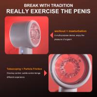 Copa masturbadora automática para hombres, vibrador telescópico, Vaginas reales, mamada, máquina de sexo Oral, Juguetes sexuales para adultos - details 4