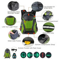 Mochila de Ciclismo LED Reflectante Señal de Giro Direccional Recargable por USB - details 1