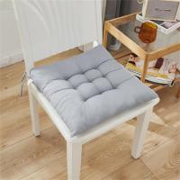 Cojín de silla liso, alfombra cuadrada de algodón, relleno suave, para asiento de oficina, hogar o coche, jardín - details 7