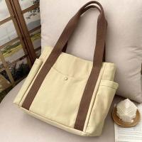Bolso de lona de gran capacidad para el trabajo, bolso de mujer estilo universitario - details 25