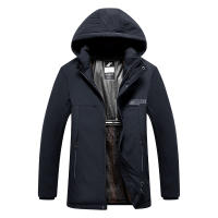 CHAIFENKO Chaqueta de Invierno Gruesa de Poliéster Abrigo de Mano para Hombres con Cremallera - details 3