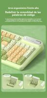 F3198 juego de teclado y ratón inalámbricos sensación mecánica conexión de tres modos teclado RGB juego oficina portátil - details 5