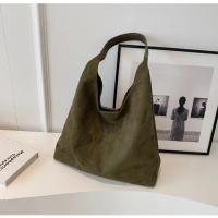 Bolso de hombro de gamuza de gran capacidad para mujer, bolso de viaje informal Simple, bolsos Retro, Otoño e Invierno - details 35