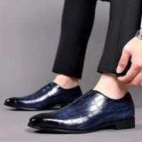 2025 envío de gota de agua nuevo producto vestido creativo para hombres zapatos regulares de negocios de ocio inteligentes - details 14