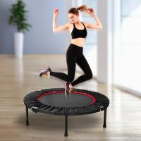 Mini trampolín plegable, trampolín de ejercicio con mango ajustable, trampolín reboteador para adultos fitness, trampolín interior - details 10