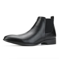 Botas Chelsea para hombre Comercio exterior cabeza pequeña cuadrada zapatos para hombre botines cortos de moda versátiles. - details 4