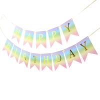 Juego de vajilla de arcoíris para decoración de fiesta de cumpleaños, platos de papel, vasos, servilletas, mantel desechable para Cena - details 11
